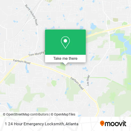 1 24 Hour Emergency Locksmith map