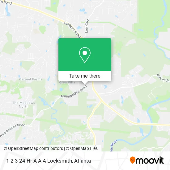 1 2 3 24 Hr A A A Locksmith map