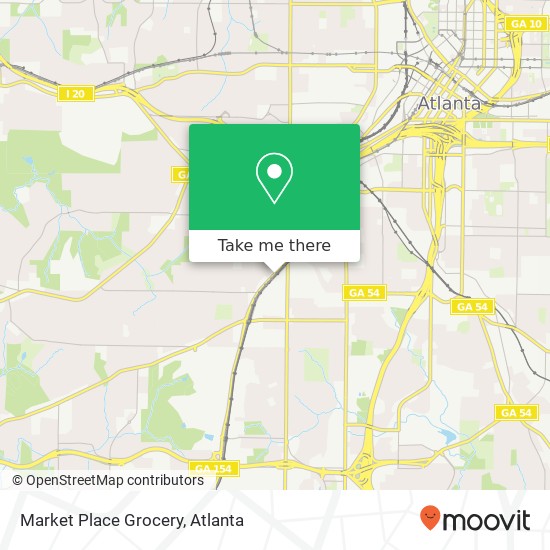 Mapa de Market Place Grocery