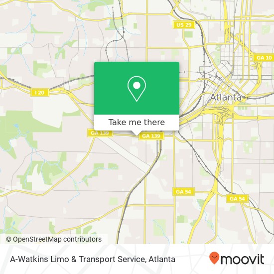 A-Watkins Limo & Transport Service map