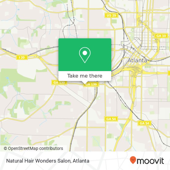 Natural Hair Wonders Salon map