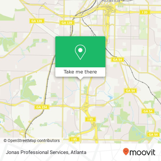 Mapa de Jonas Professional Services