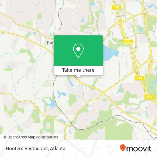 Hooters Restaurant map