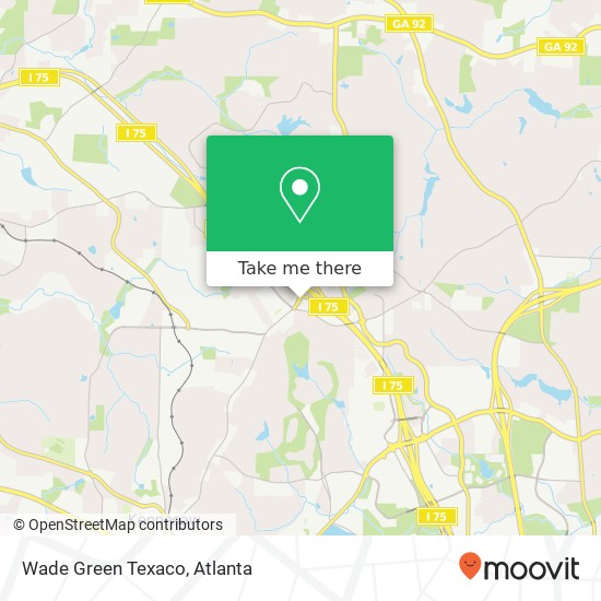 Wade Green Texaco map
