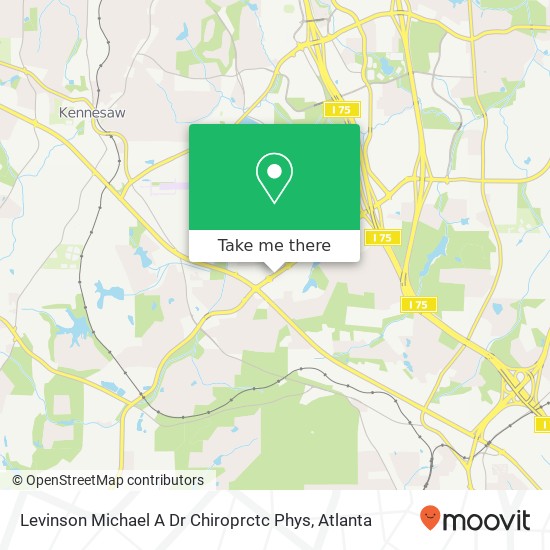 Levinson Michael A Dr Chiroprctc Phys map