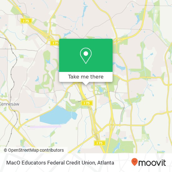 MacO Educators Federal Credit Union map
