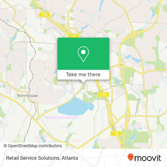Retail Service Solutions map