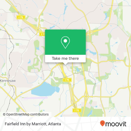 Mapa de Fairfield Inn by Marriott