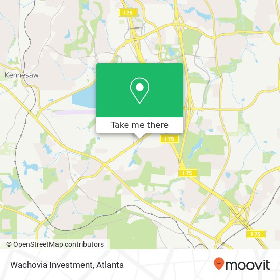 Wachovia Investment map