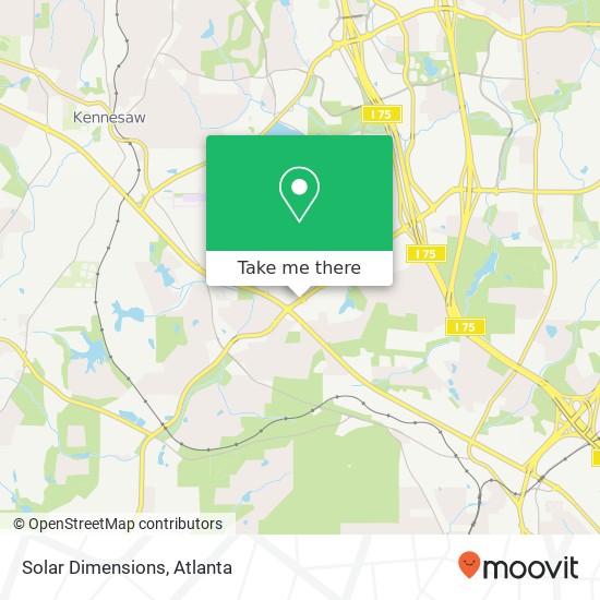 Solar Dimensions map