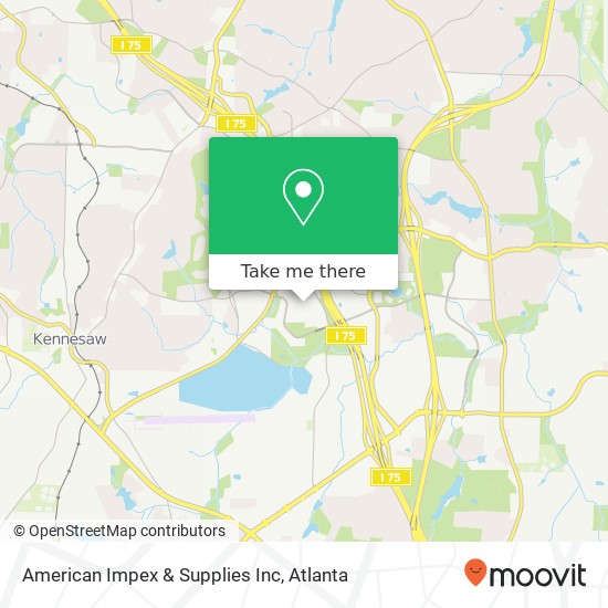 Mapa de American Impex & Supplies Inc