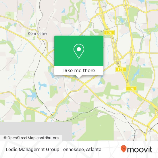 Ledic Managemnt Group Tennessee map