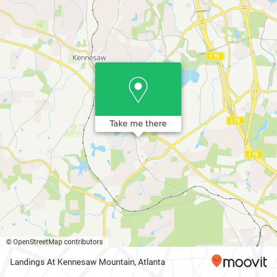 Landings At Kennesaw Mountain map