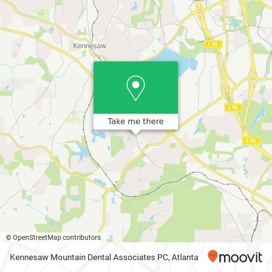 Kennesaw Mountain Dental Associates PC map