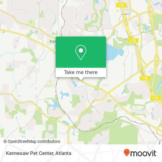 Kennesaw Pet Center map