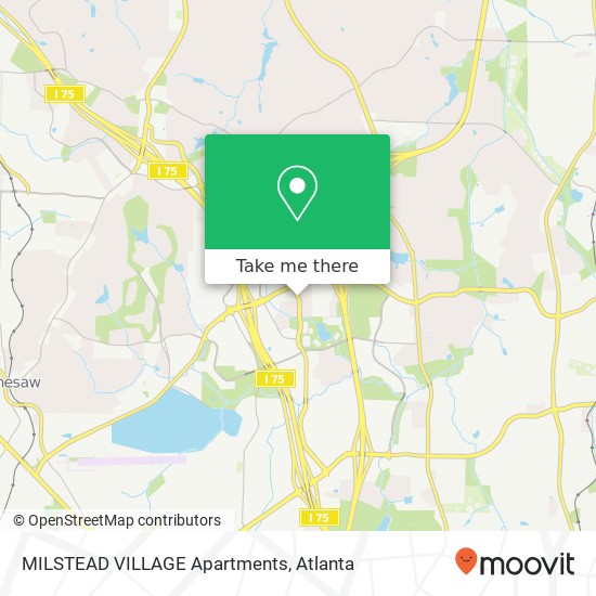 MILSTEAD VILLAGE Apartments map
