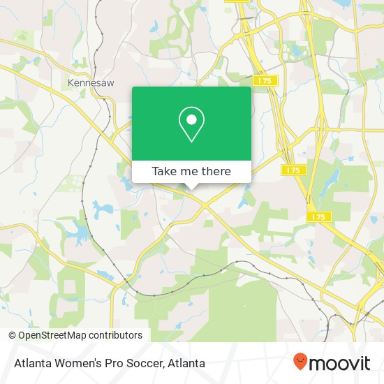 Atlanta Women's Pro Soccer map