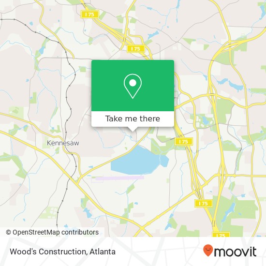 Wood's Construction map