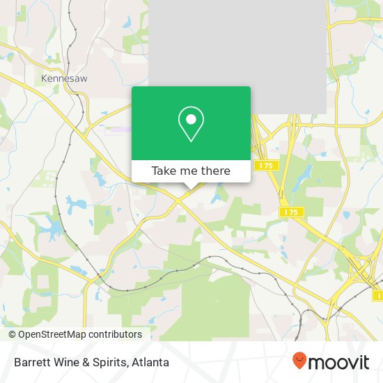 Barrett Wine & Spirits map