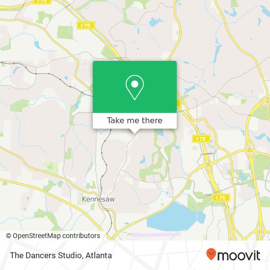 The Dancers Studio map