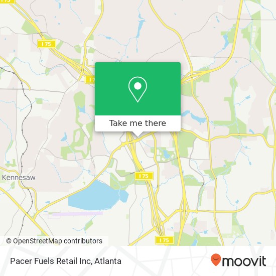 Pacer Fuels Retail Inc map