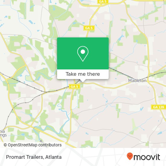 Promart Trailers map