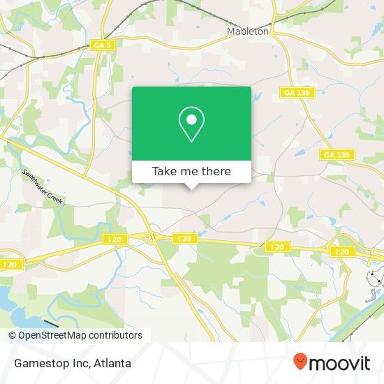 Gamestop Inc map