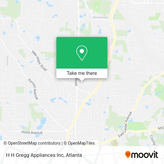 H H Gregg Appliances Inc map