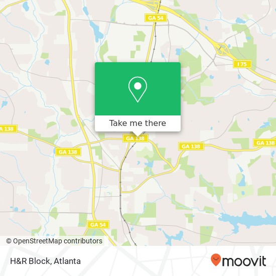 Mapa de H&R Block