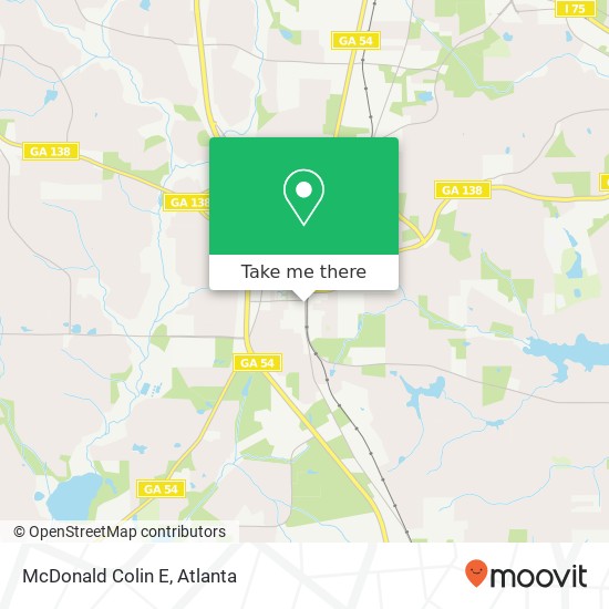 McDonald Colin E map