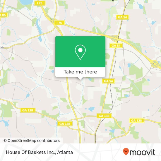 House Of Baskets Inc. map