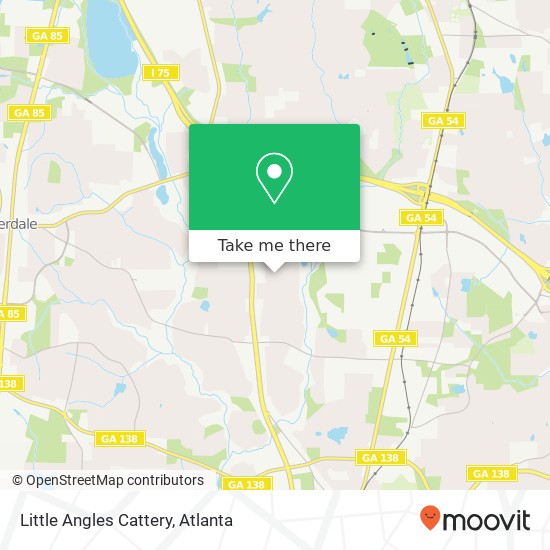 Little Angles Cattery map