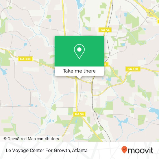 Le Voyage Center For Growth map