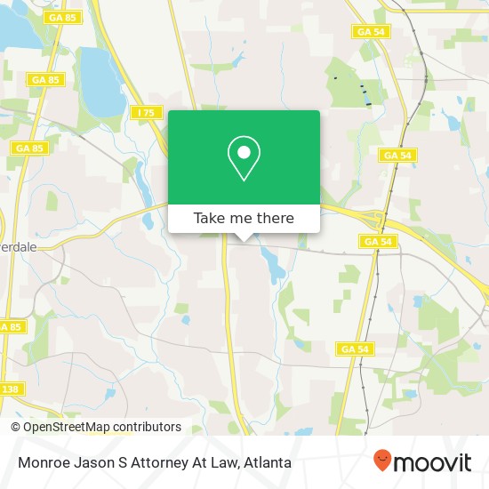 Mapa de Monroe Jason S Attorney At Law