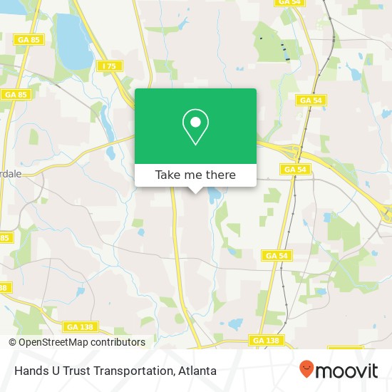 Hands U Trust Transportation map