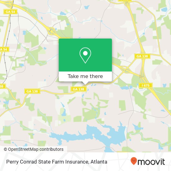 Mapa de Perry Conrad State Farm Insurance