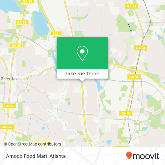 Mapa de Amoco Food Mart