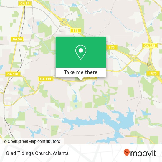 Glad Tidings Church map