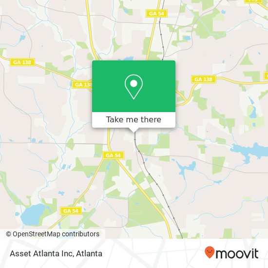 Asset Atlanta Inc map