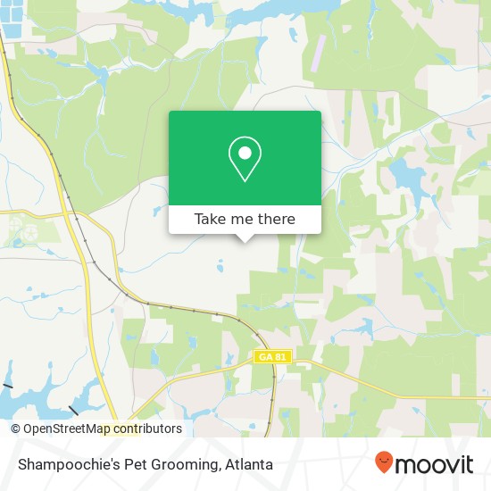 Shampoochie's Pet Grooming map