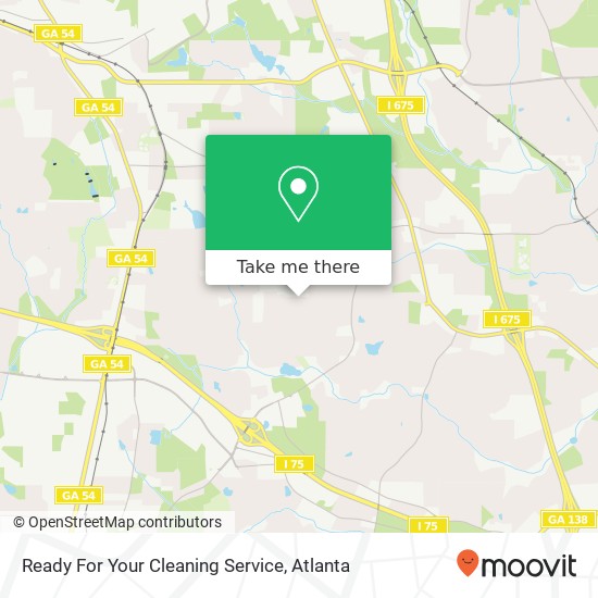 Mapa de Ready For Your Cleaning Service