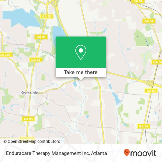 Enduracare Therapy Management Inc map