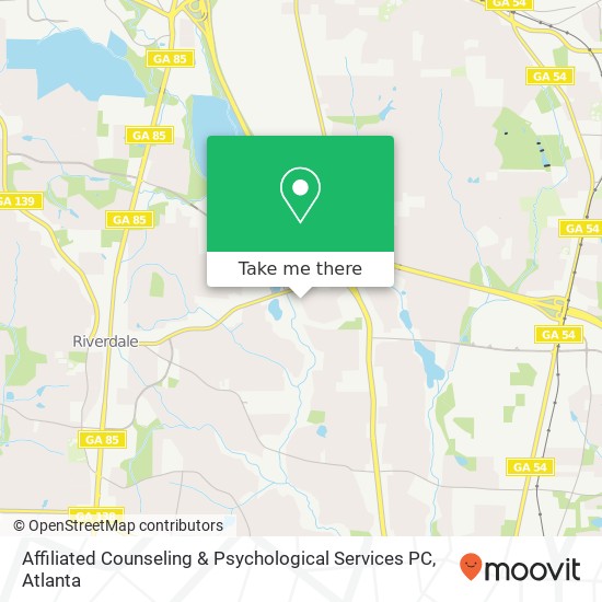 Affiliated Counseling & Psychological Services PC map