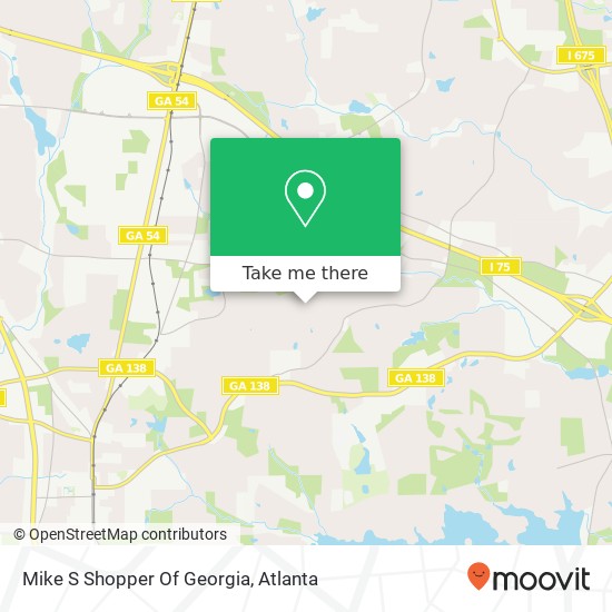 Mapa de Mike S Shopper Of Georgia