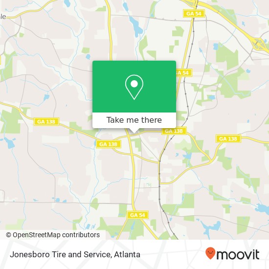 Jonesboro Tire and Service map