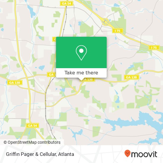 Mapa de Griffin Pager & Cellular