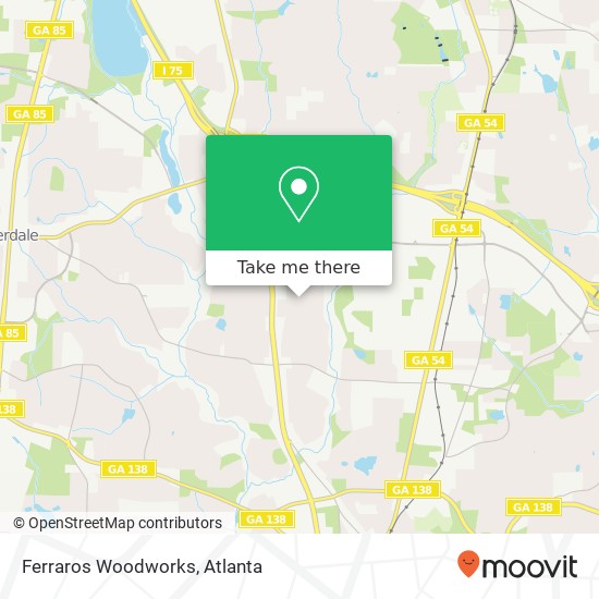 Mapa de Ferraros Woodworks