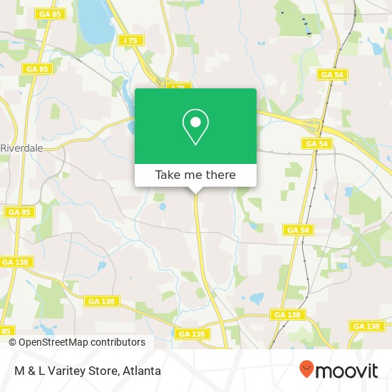 M & L Varitey Store map