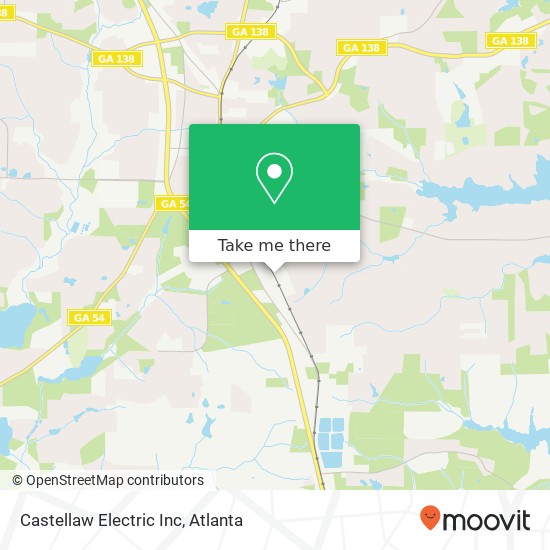 Castellaw Electric Inc map