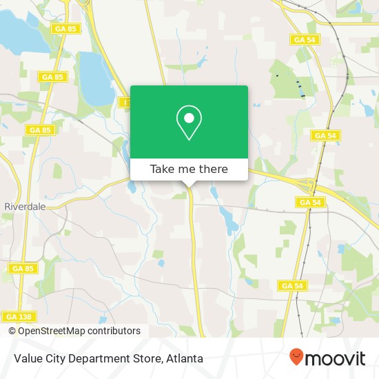 Mapa de Value City Department Store